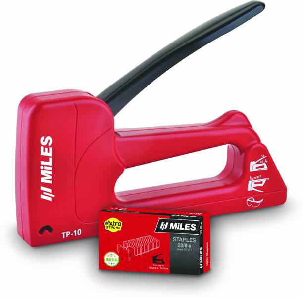 Miles TP-10 + 23/8-H pin Combo Cordless  Stapler