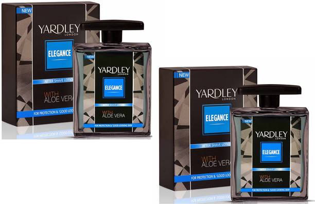YARDLEY Elegance After Shaving Lotion With Aloevera For Men 100 Ml *2Pcs