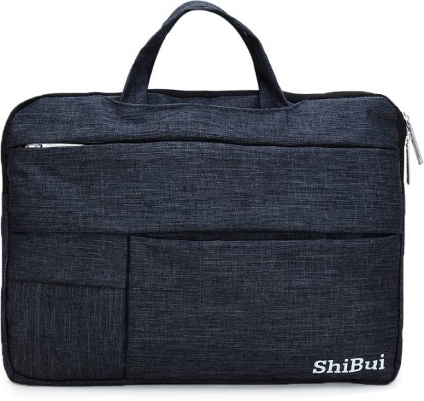 SHIBUI Waterproof and Multi-Pocket Laptop Sleeve Handbag Compatible 12-13.3 Inch New 2018 Release A1932, A1989 & A1706 & A1708 | MacBook Air | 12.9 Inch iPad Pro (13 Inch, Black) Laptop Bag
