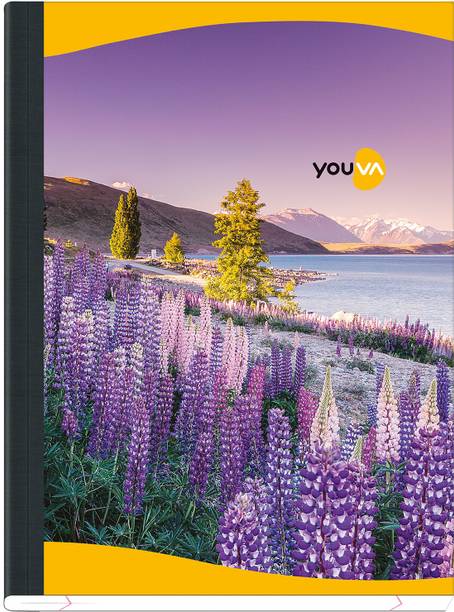 NAVNEET Youva Tight Bound 18x24 cm Regular Notebook Single Line 172 Pages