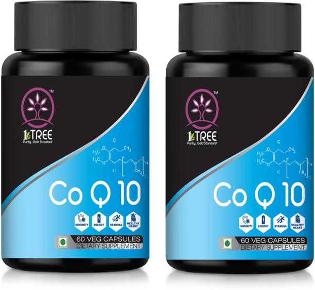 1 Tree Co Q 10 Capsules –Coenzyme Extract–Anti Oxidant-Heart Support Capsules (Pack Of 2)