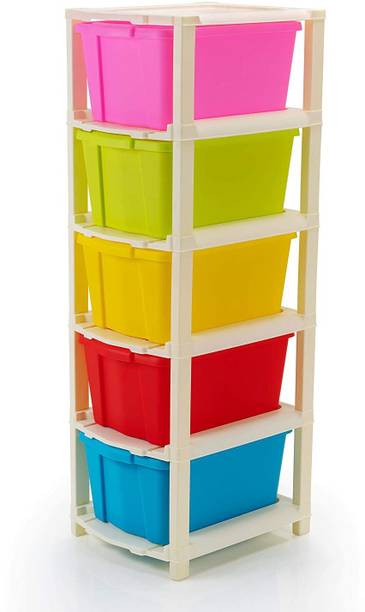 3D METRO SUPER STORE Plastic Open Book Shelf