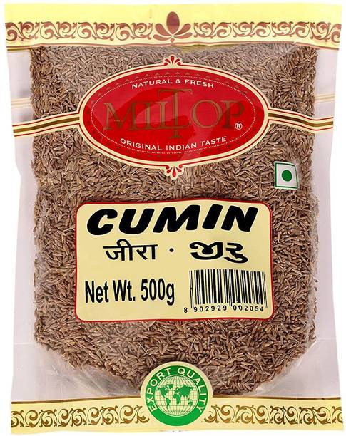 MilTop Jeera Whole(Whole Cumin Seed), 500G Cumin Seeds
