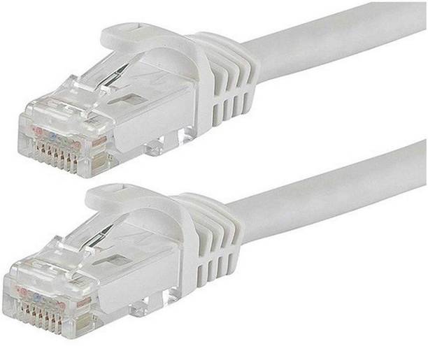 TERABYTE LAN Cable 2 A 2 m COPPER, FIBER 2Meter LAN Cable CAT6/Cat 6 Ethernet Cable Network Cable Internet Cable RJ45 LAN Wire High Speed Patch Cable Computer Cord