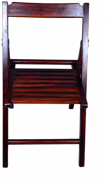 Woodware Sheesham Wood Folding Chair for Garden and Living Room (Natural Finish) | folding chair |chair for office home room Solid Wood Outdoor Chair