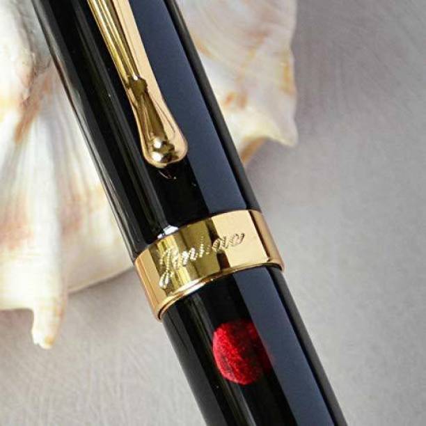 Gold Leaf JINHAO X450 spider red Fountain Fountain pen, Luxury Spider Red color, Fountain Pen 0.7mm Broad Nib 18KGP Golden Trim, Advance Clip design Fountain Pen