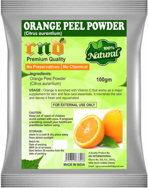 RND Organic Orange Peel Powder for Skin