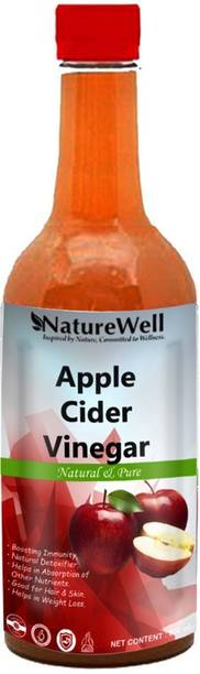 Naturewell Raw Apple Cider Vinegar with Mother for Weight Loss Vinegar (500ML/REGE)Premium Vinegar