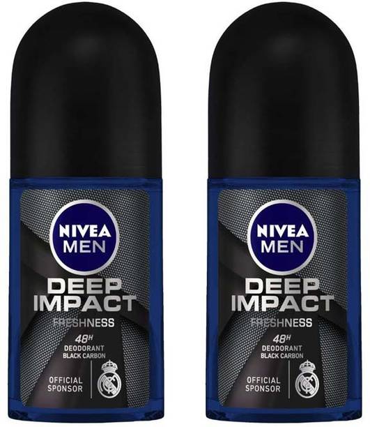 NIVEA Deep Impact Freshness Roll On 50ml Deodorant Roll-on  -  For Men