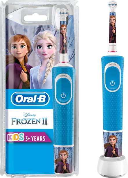 Oral-B Frozen Rechargeable Kids Electric Rechargeable Toothbrush Featuring Frozen Characters Electric Toothbrush