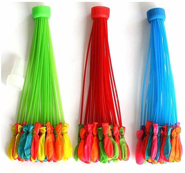 HAYBERG Solid 111 Holi Multcolor Magic Water Balloon -Great Holi Festival and Outdoor Water Sports Fun Fill & Tie The Whole Bunch in Just 60 Sec. Magic Balloon