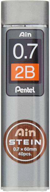 PENTEL Mechanical Pencil Lead, Ain Stein, 0.7mm, 2B (C277-2B) Lead Pointer