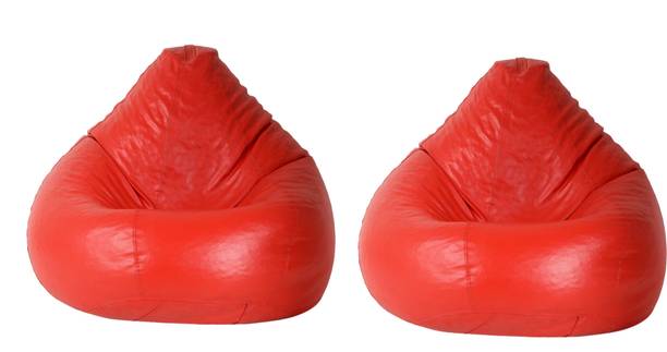 Gunj XL Tear Drop Bean Bag Cover  (Without Beans)