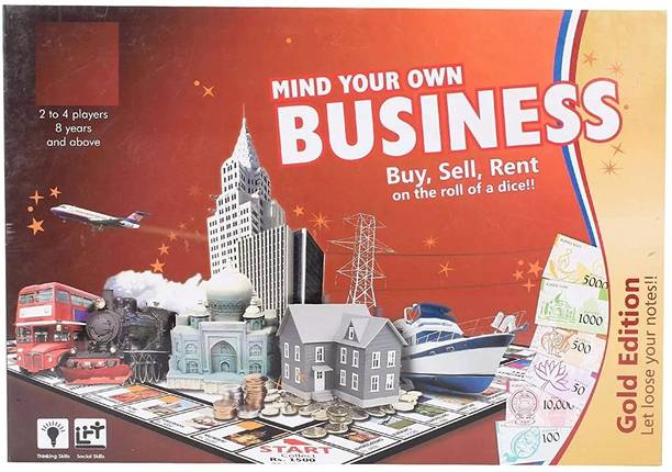 ARNIYAVALA Mind Your Own Business (Gold - Note) Board Game Accessories