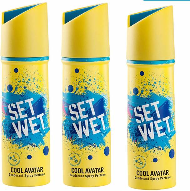 SET WET Cool Avatar Deodorant & Body Spray Perfume Deodorant Spray  -  For Men