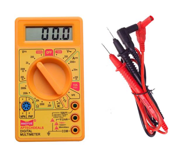 APTECHDEALS Hao Yue D830D LCD AC DC Measuring Voltage Current (not for professional use) Digital Multimeter