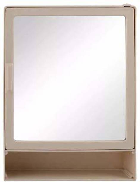 Riya enterprises High Quality Virgin Plastic Cabinet L-10, Width-4 Inch & Height 14 Inch Plastic Wall Shelf