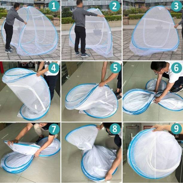 guttej Polyester Adults Washable mosquito net full size-24 Mosquito Net