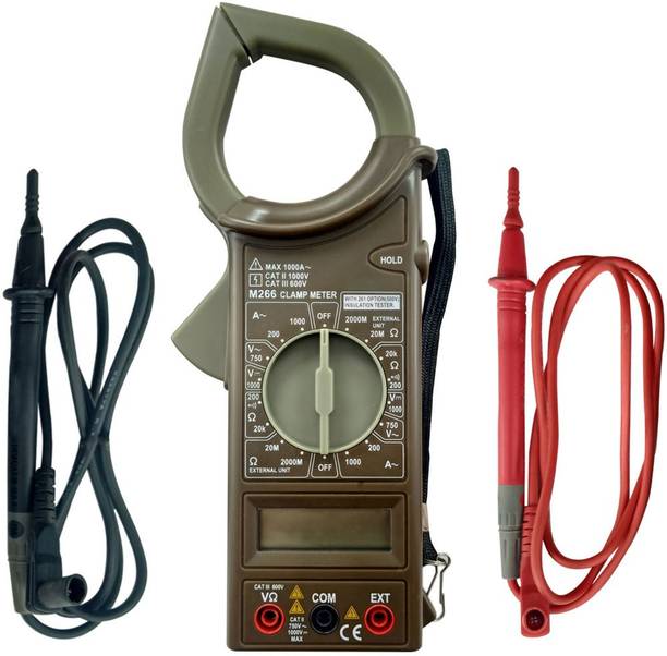 DIY Crafts Digital AC Clamp Meter AC/DC Voltage AC Current Resistance Tester Digital Multimeter