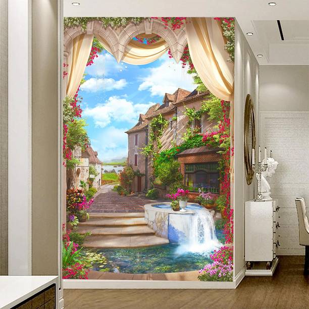 DECOR Production Wall Painting Scenery for Home Decor, Office etc Digital Reprint 40 inch x 20 inch Painting