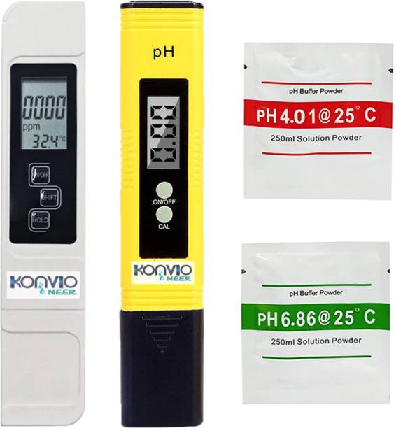 konvio neer TDS & EC Meter and pH Meter Digital pH Meter