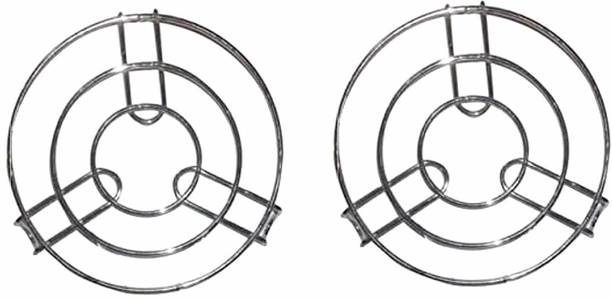 Urbanware Kitchen Cooking Pot Steaming Tray Stand Stainless Steel Round Cooker Steamer Rack Stand Cookware Tool Mirror Trivet (Pack of 2) Mirror Trivet (Pack of 2) Mirorr Trivet