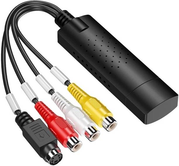 StoreIN  TV-out Cable USB 2.0 Easycap Capture 4 Channel Video TV DVD VHS Audio Capture Adapter Card TV Video DVR For Win7/8/10/XP/Vista.Video and Audio Capturing Device Directly from TV.