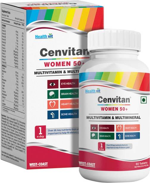 HealthVit Cenvitan Women 50+ Multivitamins and Multimineral � 60 Tablets