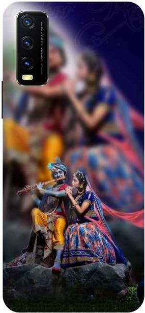 Zaplab Back Cover for Vivo Y12s, V2033, V2069, Radha Krishna Printed Back Cover