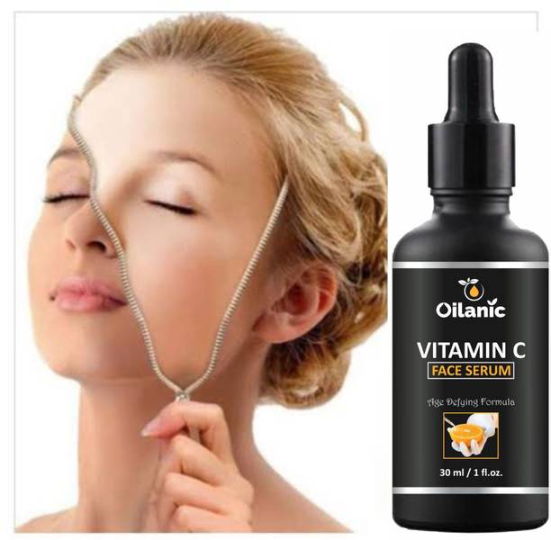 Oilanic Vitamin C Face Serum For Anti Aging, Smoothening & Brigthening Face For Men & Women ( 30 ml)