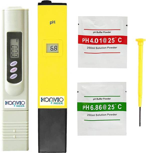 konvio neer TDS Meter and pH Meter COMBO PACK Digital pH Meter