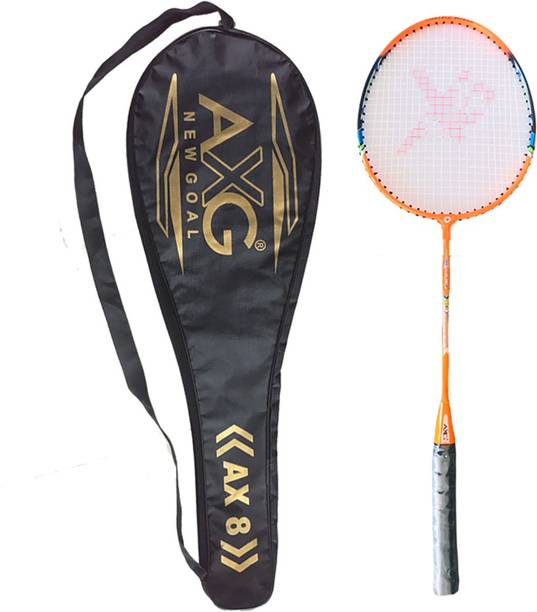 AXG NEW GOAL Relentless Badminton Racquet Orange Strung Badminton Racquet