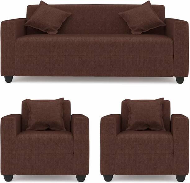 gnanitha Fabric 3 + 1 + 1 Sofa Set