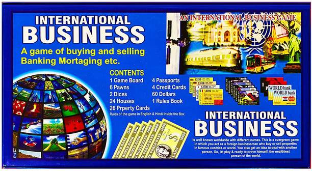 SNEH CORPORATION International Business Board Game for Kids ( A game of Buying and selling Banking Mortaging) Board Game Accessories