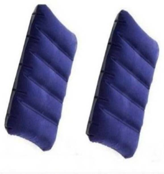 YOUNG STAR Air Travel Pillow Pack of 2 Stripes, Solid