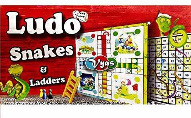 Ludo Game Set Snakes and Ladders indoor sports game Board game (NA)