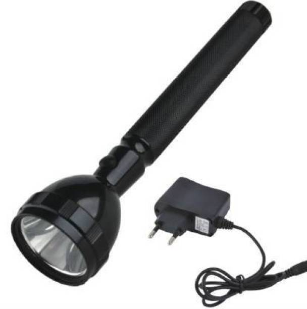 JY-SUPER JY SUPER 8990 (RECHARGEABLE LED TORCH) Torch (Black : Rechargeable) Torch