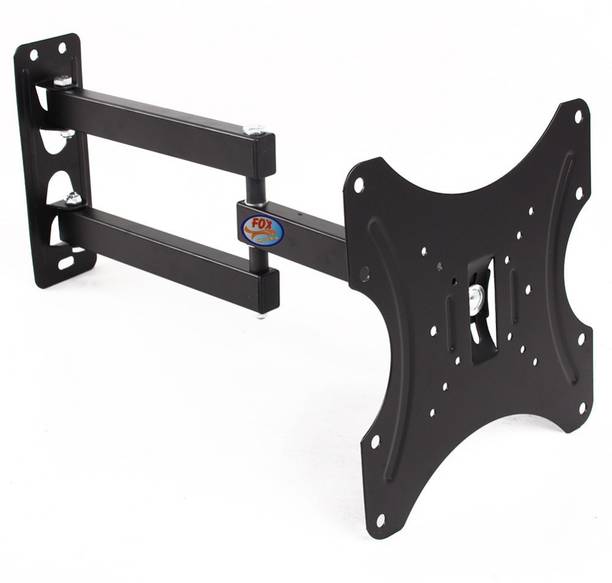 FOX MICRO Computer Monitor, Corner Bracket for 14 - 42 inch Screen LCD LED Plasma 4K Flat Panel Screen TV (VESA Standard up to 200x200mm) Full Motion TV Mount