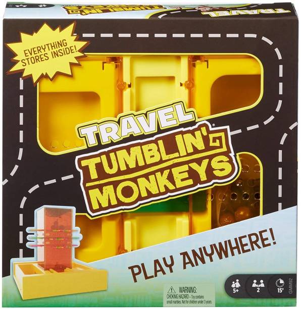 mattel GAMES Travel Tumblin' Monkeys Party & Fun Games Board Game