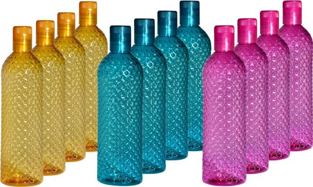 Antic Dimond Design Plastic Fridge,office,Home Water Bottle 1000 ml Bottle 1000 ml
