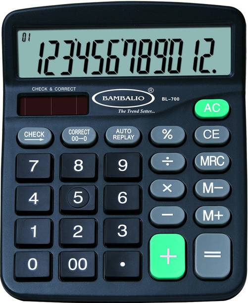 BAMBALIO BL-700 3 Years Warranty Basic  Calculator