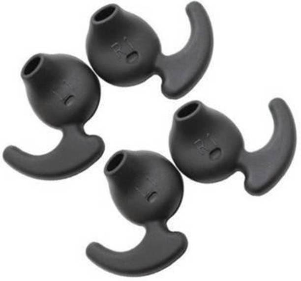 BBS PRO 4 pcs ( 2 Pair Black ) Earbuds Silicone Replacement Ear Tips In In The Ear Headphone Cushion