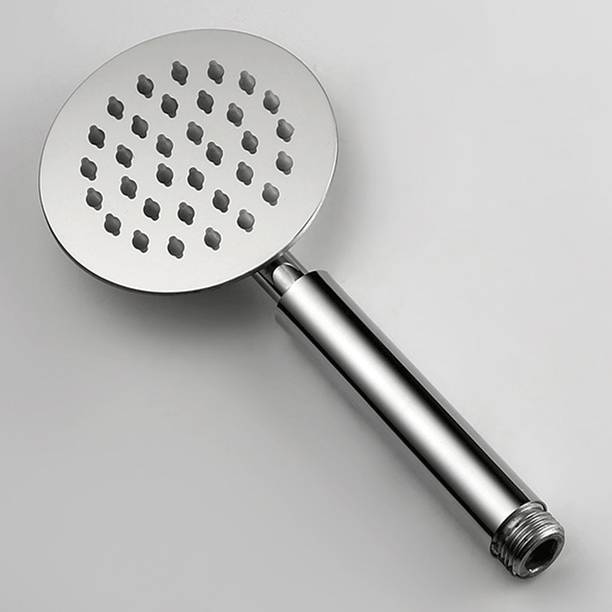 पेस्का R/N Astontm 225mm (9" Long) Ultra Slim 100mm (4") Round Rain Spray SS Hand Shower Only शावर हैड