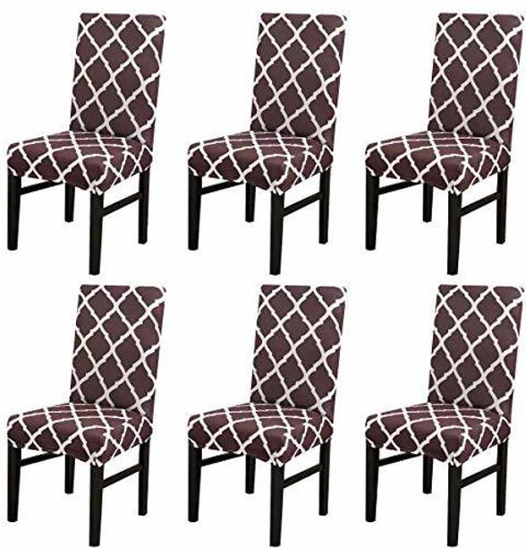 HOUSE OF QUIRK Polyester 1 Seater Chair Plain Cover