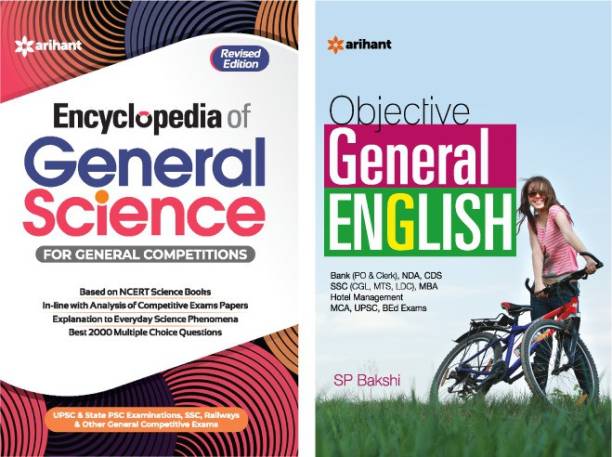 Combo Set of Encyclopedia of General Science for General Competitions with Objective General English (Set of 2 books)