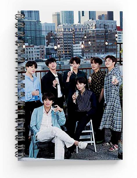 craft maniacs BTS COLLECTION A5 Diary RULED 160 Pages