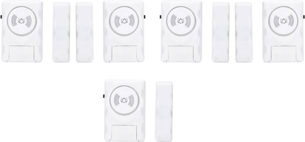 Fedus 5 Pcs Anti Theft System For Home Office - High 105 Decibel Door & Window Door Window Alarm with Wireless Door Window Security Burglar Sensor Alarm With Magnetic Sensor Door & Window Door Window Alarm (105 db) Door & Window Door Window Alarm