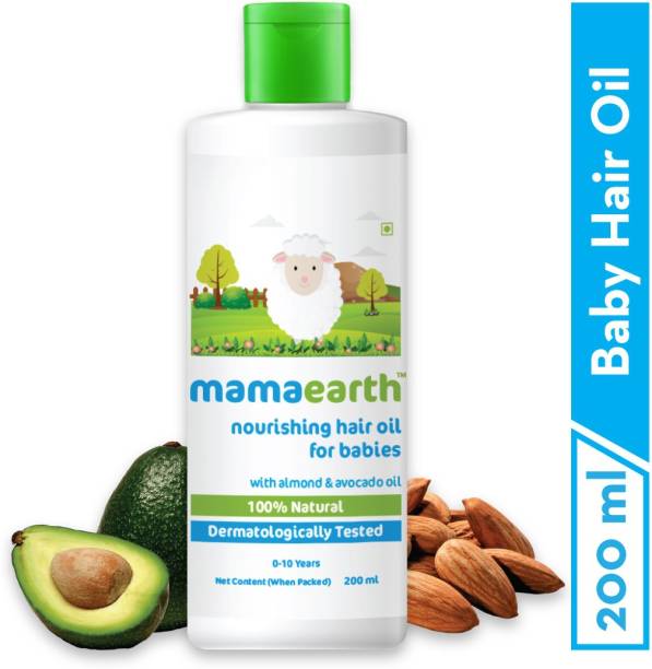 Mamaearth Nourishing Baby Hair Oil, with Almond & Avocado Oil Hair Oil