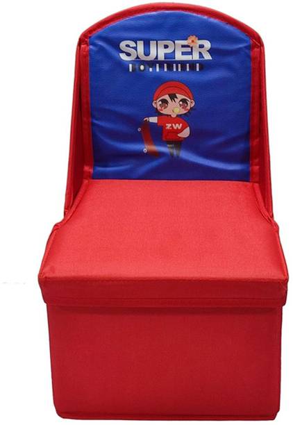 MS MODSTYLE Folding Storage Toy Box Seat chair for Kids Fabric Chair