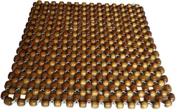 Q1 Beads Wooden Bead Seating Pad For  Hyundai, Maruti Suzuki, Ford, Tata, Jeep, Honda, Toyota Alto, Swift Dzire, Baleno, Swift, Celerio, Ciaz, i10 Active, WagonR, Eeco, Brio, Corolla Altis, Grand i10, Etios, Indica, Polo, Kwid, Santro, Omni, Verito